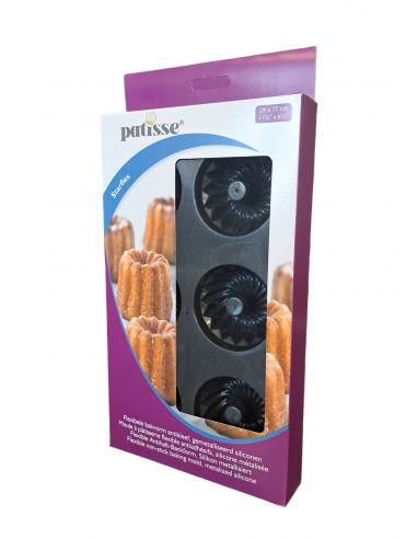 Silikonowa forma na 6 mini babek 29x17cm...