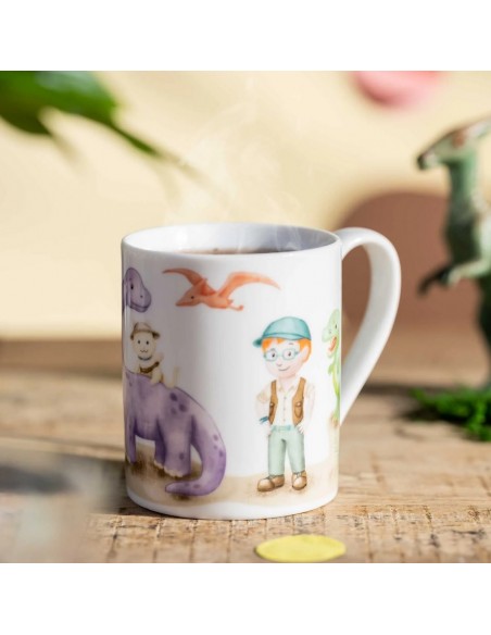 Zestaw 3cz naczyń dla dzieci dinozaur BAMBINI AVVENTURA - Leonardo