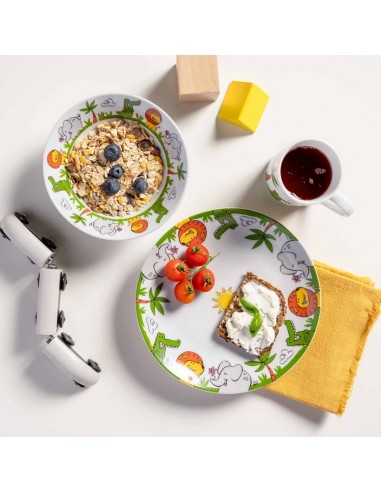 Zestaw 3cz naczyń dla dzieci lew BAMBINI...