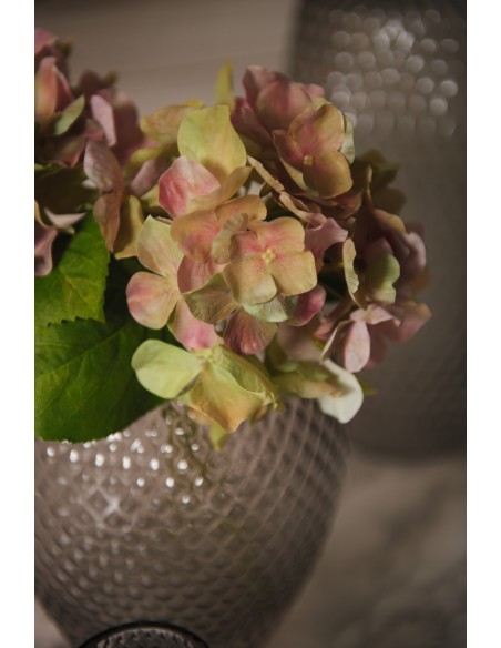 Wazon szklany h 23cm szary POESIA - Leonardo