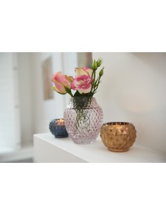 Wazon szklany h 23cm fiolet POESIA - Leonardo 2