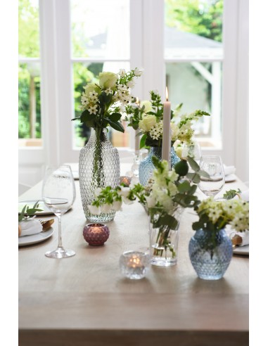 Wazon szklany  h 40cm szary POESIA - Leonardo