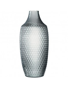 Wazon szklany  h 40cm szary POESIA - Leonardo