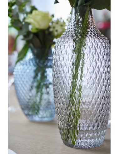 Wazon szklany h 40cm fiolet POESIA - Leonardo