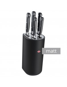 Zestaw 5 noży w bloku czarny matt LOFT-  Wesco