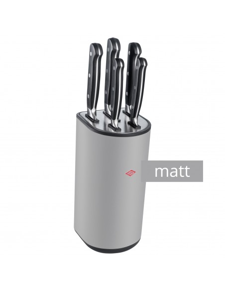 Zestaw 5 noży w bloku chłodny szary matt LOFT -  Wesco
