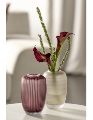 Wazon szklany 16 cm jagodowy  BELLAGIO - Leonardo