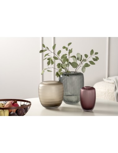 Wazon szklany 16 cm jagodowy  BELLAGIO - Leonardo