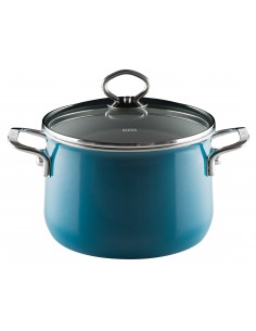 RIESS - Garnek wysoki z pokrywą 6,5l 24cm Aquamarin Riess