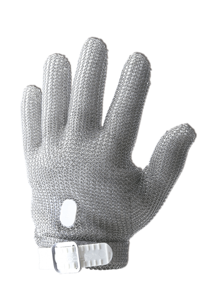 Stalowa rękawica ochronna rozm. 2 - S biała - Arcos