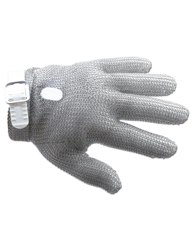 Stalowa rękawica ochronna rozm. 2 - S biała -...