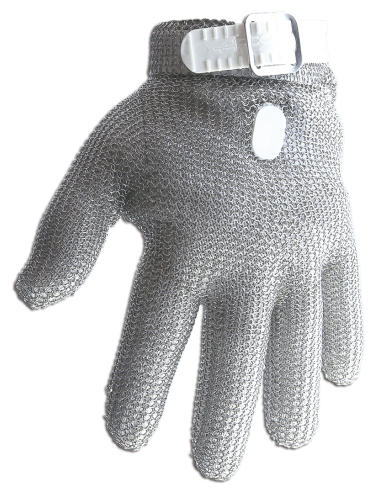 Stalowa rękawica ochronna rozm. 2 - S biała -...