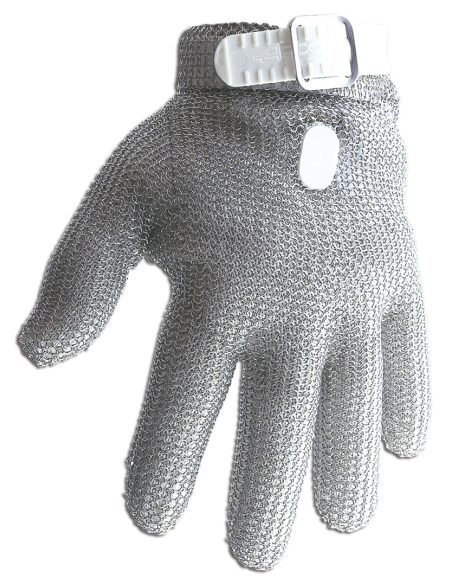 Stalowa rękawica ochronna rozm. 2 - S biała - Arcos