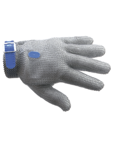 Stalowa rękawica ochronna rozm. 4 - L niebieska...