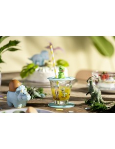 Szklanka z pokrywą i spodkiem 215ml dinozaur BAMBINI... 2