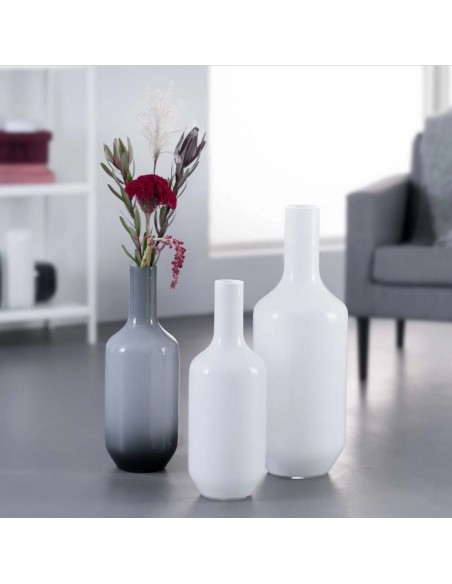 Wazon h 50cm biały Milano - Leonardo