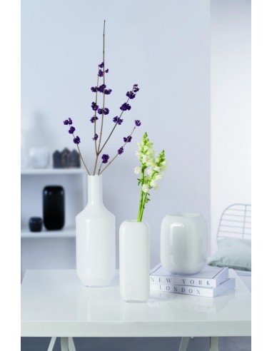 Wazon h 39cm biały Milano - Leonardo