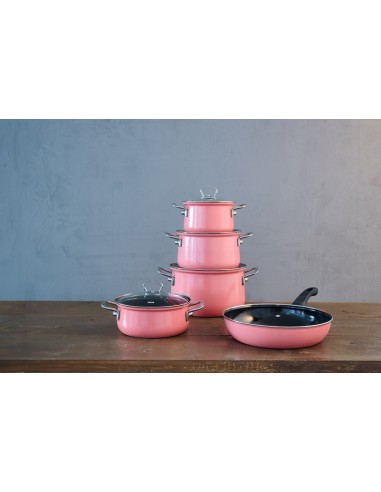 Riess- Zestaw garnków 5cz. Pink