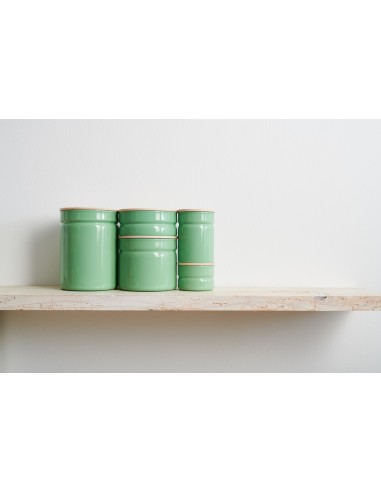 RIESS - Pojemnik kuchenny niski z drewnianą...