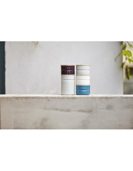 RIESS - Pojemnik kuchenny z drewnianą pokrywą 2,2l Slow Green