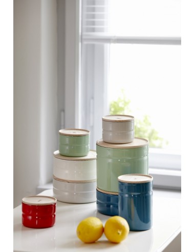 RIESS - Pojemnik kuchenny z drewnianą pokrywą...