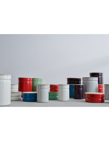 RIESS - Pojemnik kuchenny niski  z drewnianą...