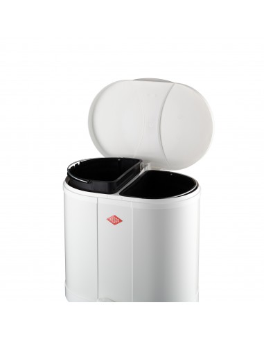 Kosz na śmieci srebrny 2x15l BETA Wesco