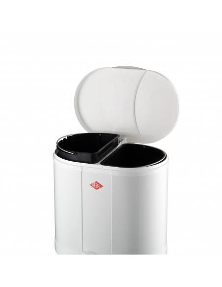 Kosz na śmieci czarny 2x15l BETA Wesco