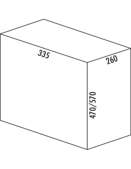 Kosz na śmieci szufladowy Bio Single 30 DT 32l - Wesco