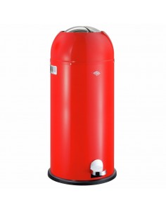 Kosz na śmieci czerwony Kickmaster Maxi 40l Wesco