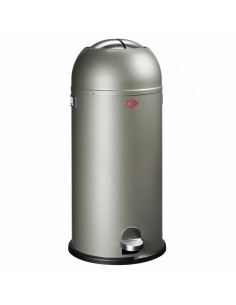 Kosz na śmieci n. srebrny Kickmaster Maxi 40l Wesco