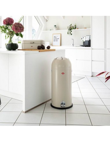 Kosz na śmieci grafitowy Kickmaster Maxi 40l Wesco