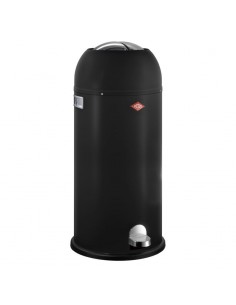 Kosz na śmieci czarny mat Kickmaster Maxi 40l Wesco