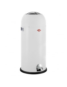 Kosz na śmieci biały mat Kickmaster Maxi 40l Wesco