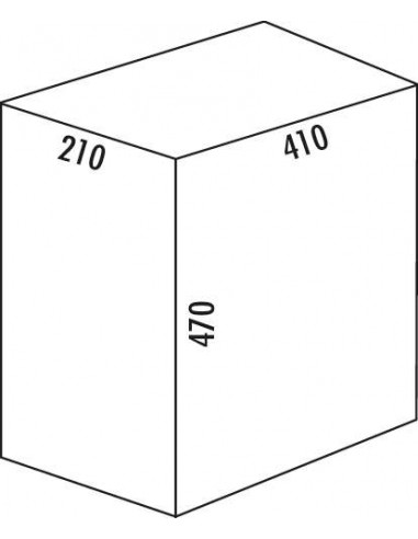 Kosz na śmieci na drzwiczki 19l szary Vario 1...