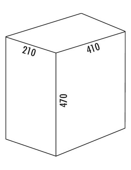 Kosz na śmieci na drzwiczki 19l szary Vario 1 Wesco