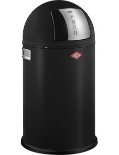 Kosz na śmieci czarny mat 22l Pushboy Jr. Wesco