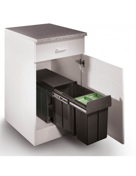 Kosz na śmieci 24l Bio Double Master - Wesco