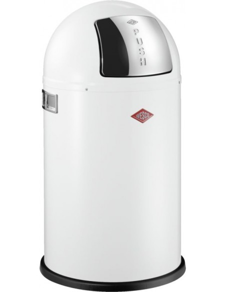 Kosz na śmieci biały mat 22l Pushboy Jr. Wesco