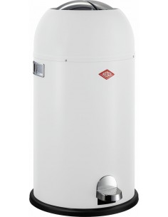 Kosz na śmieci biały mat 33l Kickmaster Wesco