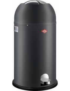 Kosz na śmieci czarny mat 33l Kickmaster Wesco