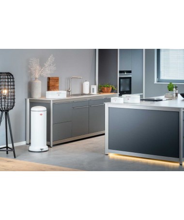 Kosz na śmieci 20l piaskowy mat BaseBoy Wesco 2
