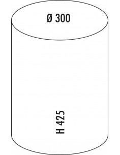 Kosz na śmieci piaskowy mat 13l ALPHA Wesco 2