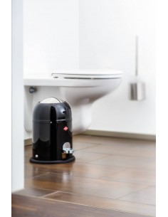 Kosz na śmieci 6l czarny mat Mini Master Wesco 2