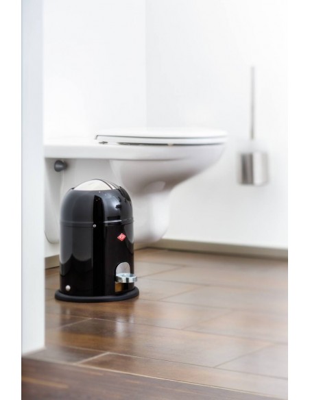 Kosz na śmieci 6l czarny mat Mini Master Wesco