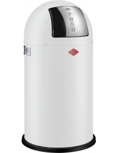 Kosz na śmieci biały mat 50l Pushboy Wesco