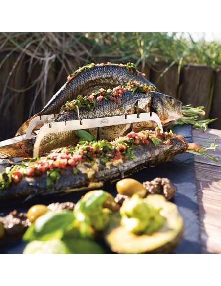 Uchwyt do grillowania ryb BBQ - Roesle