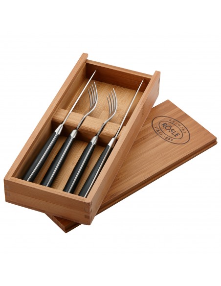 Zestaw 4 cz sztućców do steków BBQ - Roesle