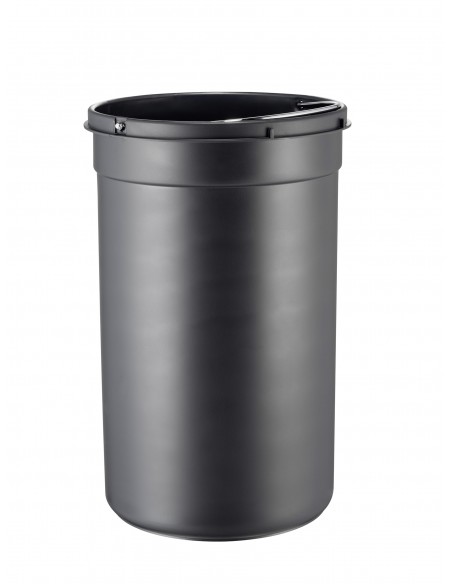 Kosz na śmieci grafitowy mat 12l Kickmaster Junior Wesco