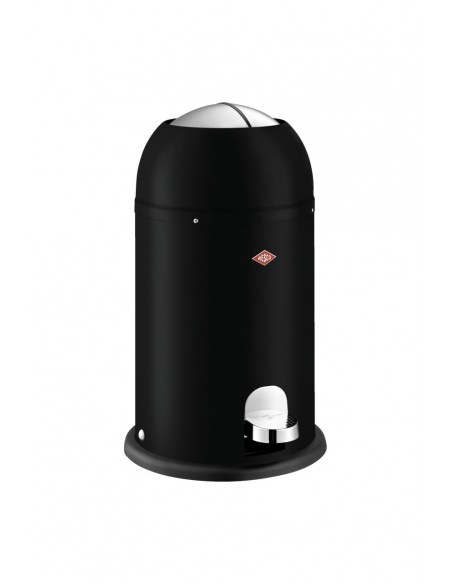 Kosz na śmieci czarny  mat 12l Kickmaster Junior Wesco